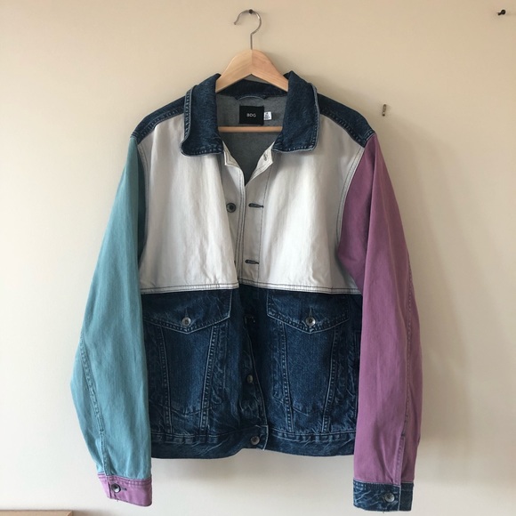 bdg meadowland denim track jacket